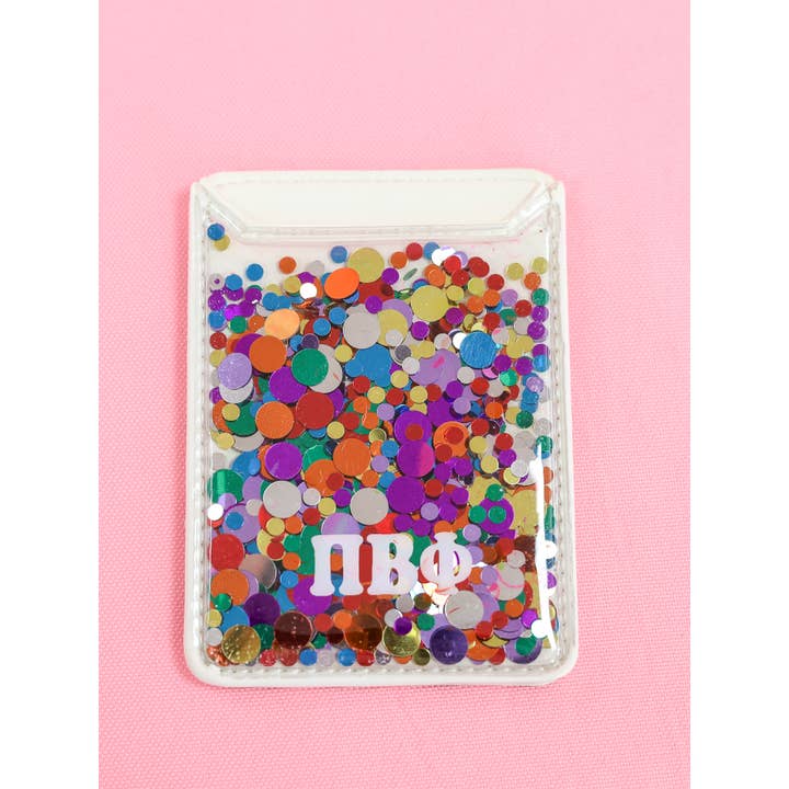 Duo Threads - Wholesale Phone Wallet - Women's - Pi Beta Phi Confetti Sorority Phone Wallet