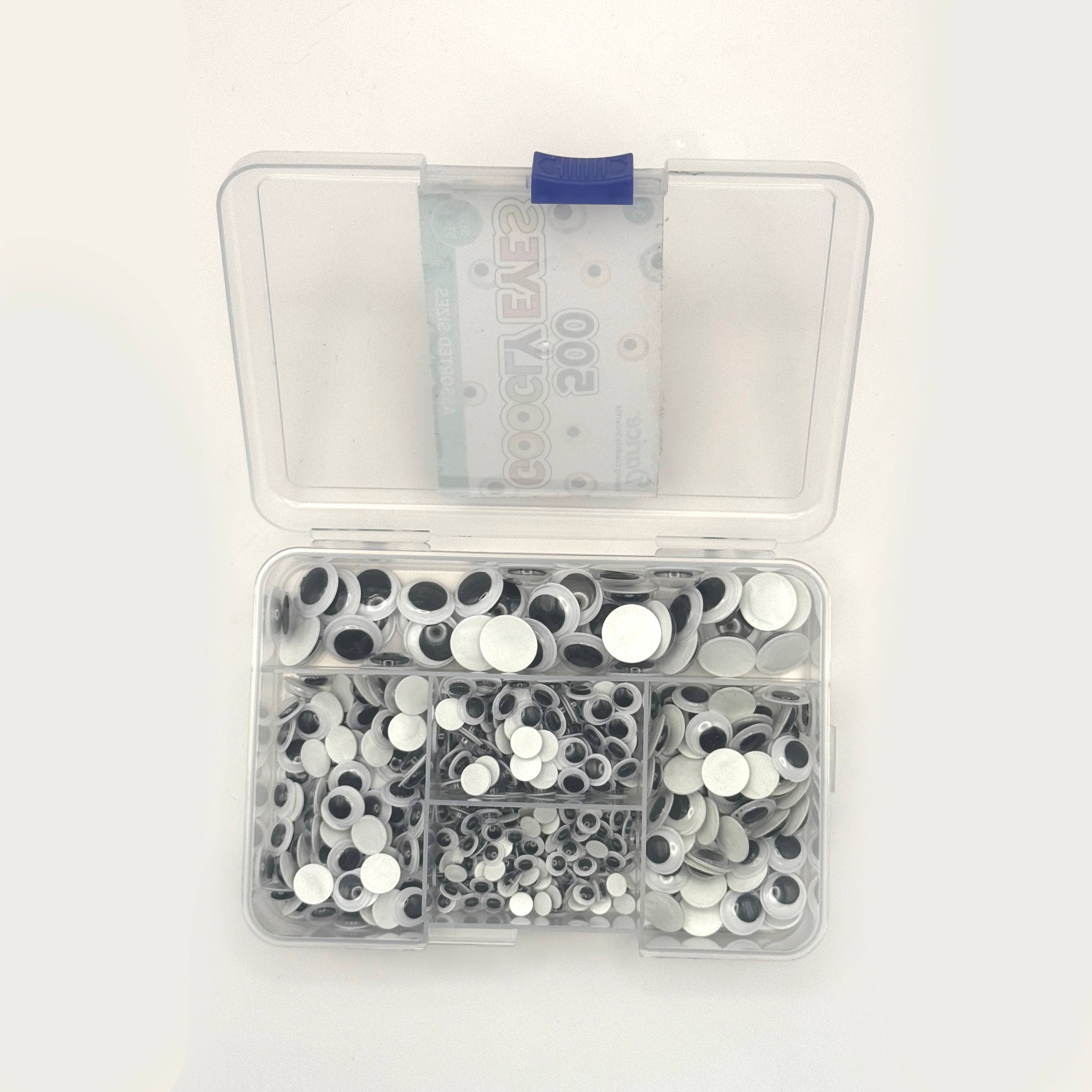 The Toy Group - Wholesale Craft Supplies - 500 Pcs Assorted Googly Eyes2