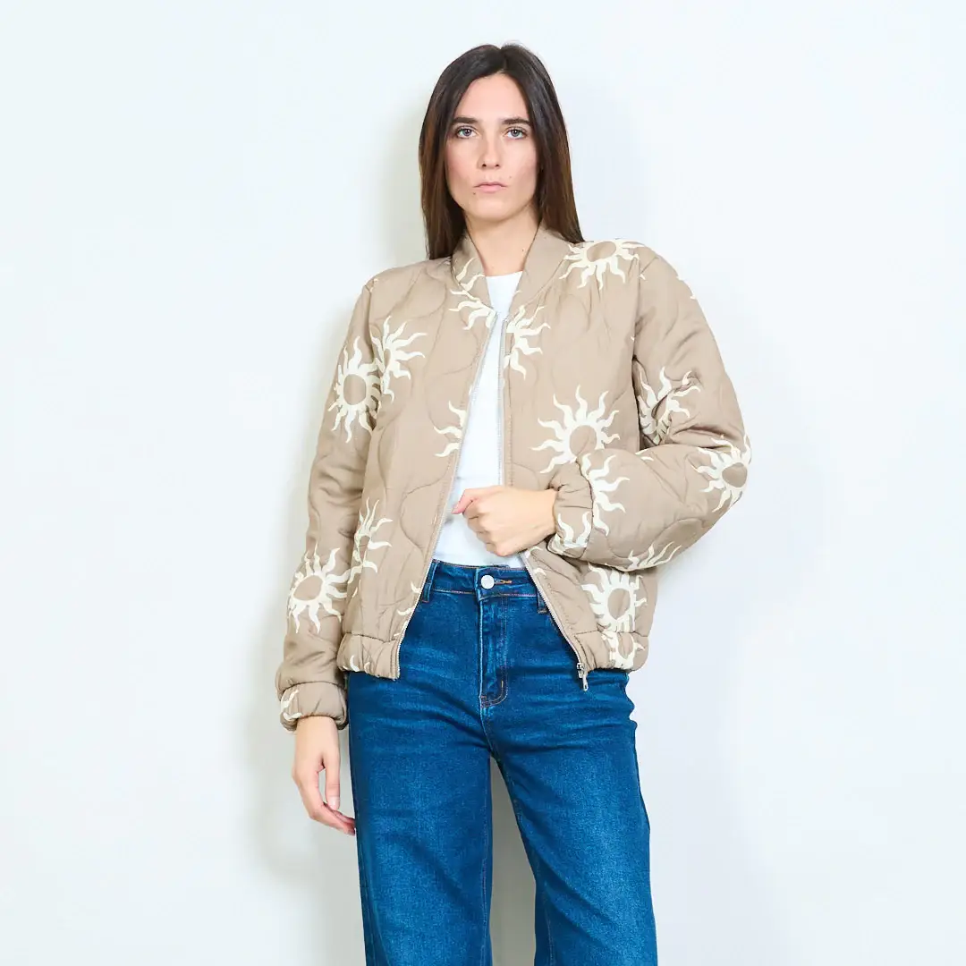 AMELÉ - Vente Bombers – femme - Blouson imprimé4