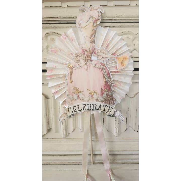 Little Heart Designs - Wholesale Decal - Party Decorations - Marie Antoinette Wand Decoration Celebrate