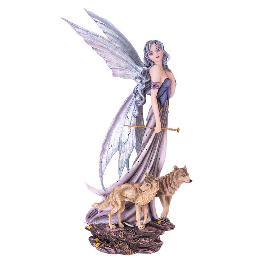 Pacific Trading - Wholesale Decorative Figurine - Fairy with Wolves1