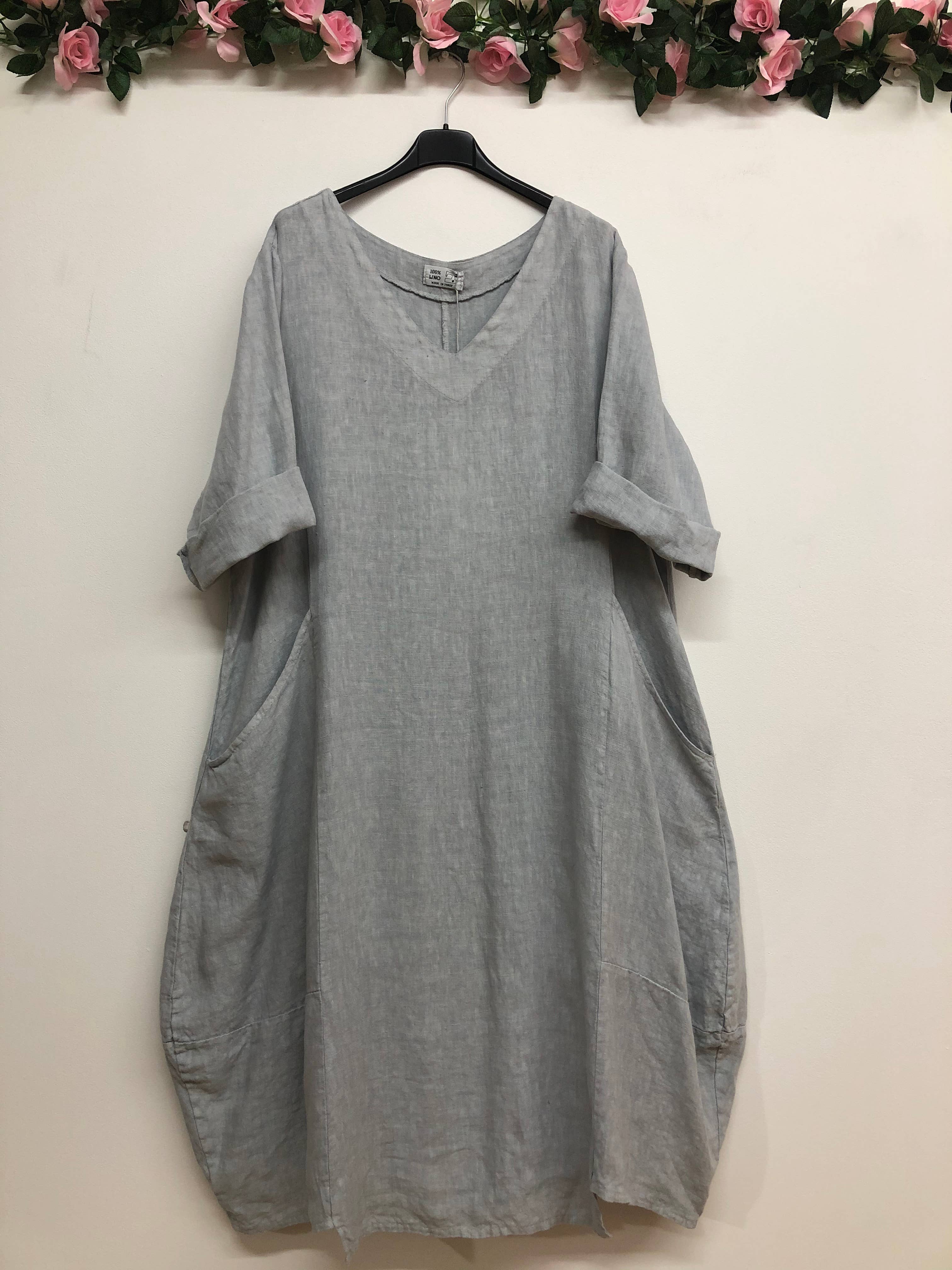 LINEN & COTTON HOUSE – wholesale Dress – Women's – 277 DRESS IN LINEN SPRING SUMMER CLOTHING30