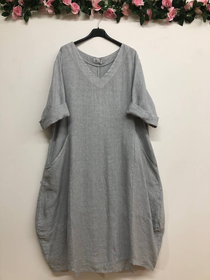 LINEN & COTTON HOUSE – wholesale Dress – Women's – 277 DRESS IN LINEN SPRING SUMMER CLOTHING30
