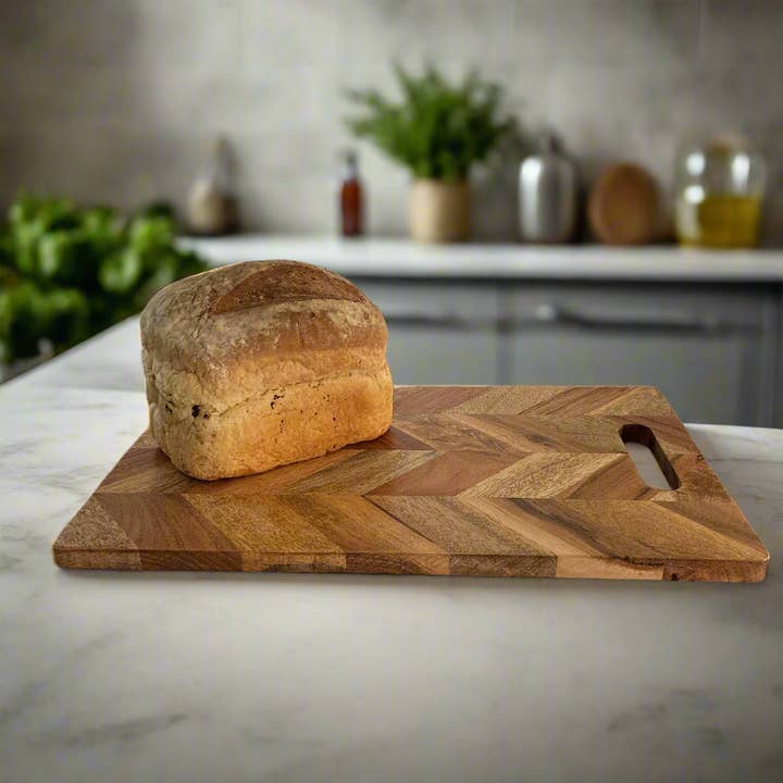 ASH8965 Herringbone Acacia and Mango Wood Board for wholesale by IRONBRIDGE FURNITURE