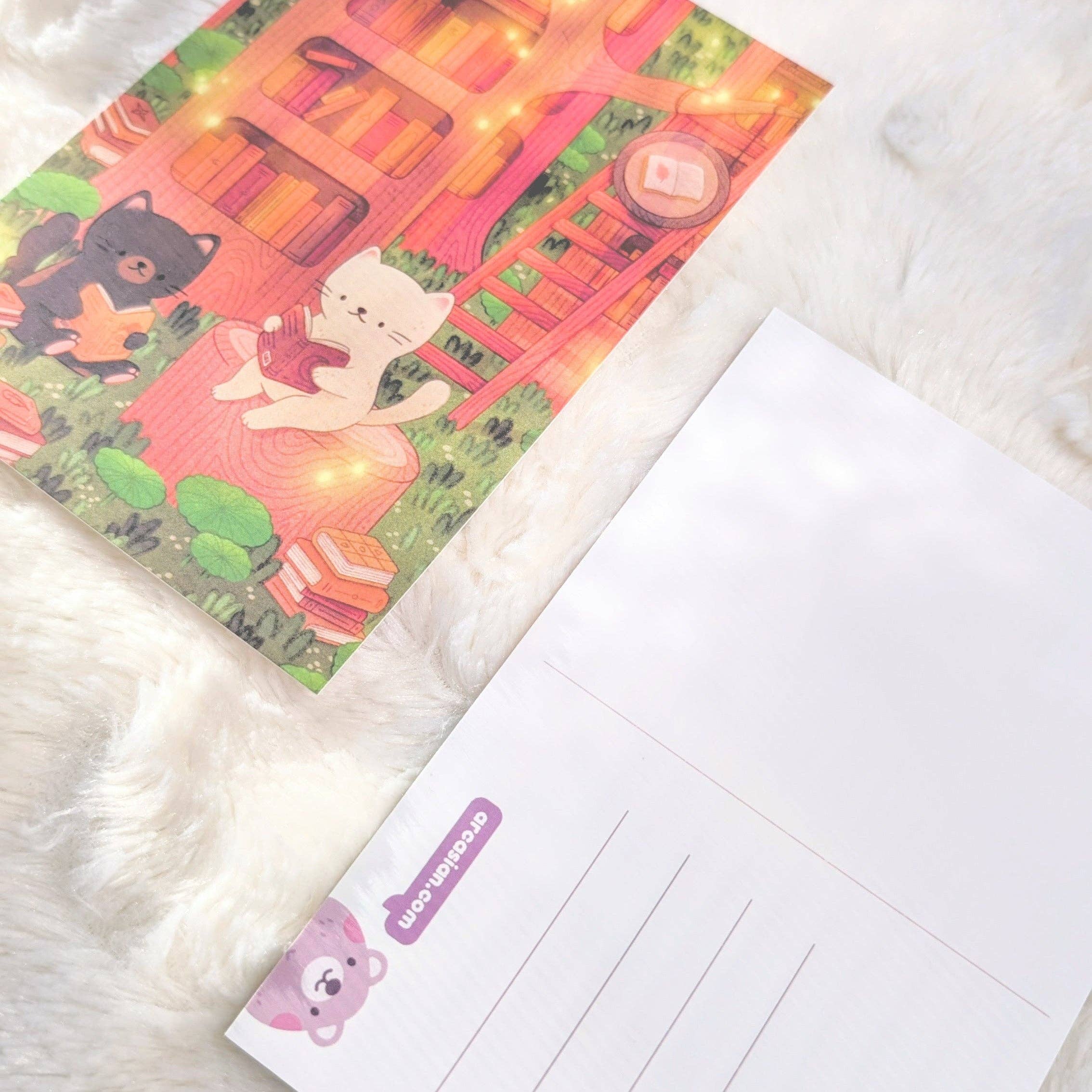 Arcasian - Wholesale Postcard - Secret Library Postcard1