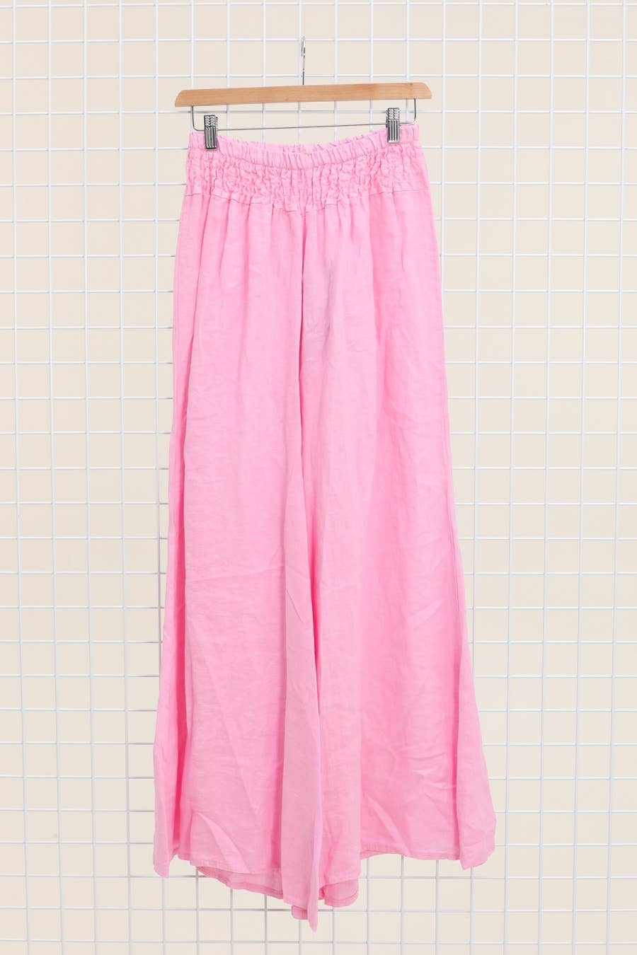 la maison des fibres naturelles - Wholesale Pants - Women's - Flared linen trousers 66031 100%LINEN32