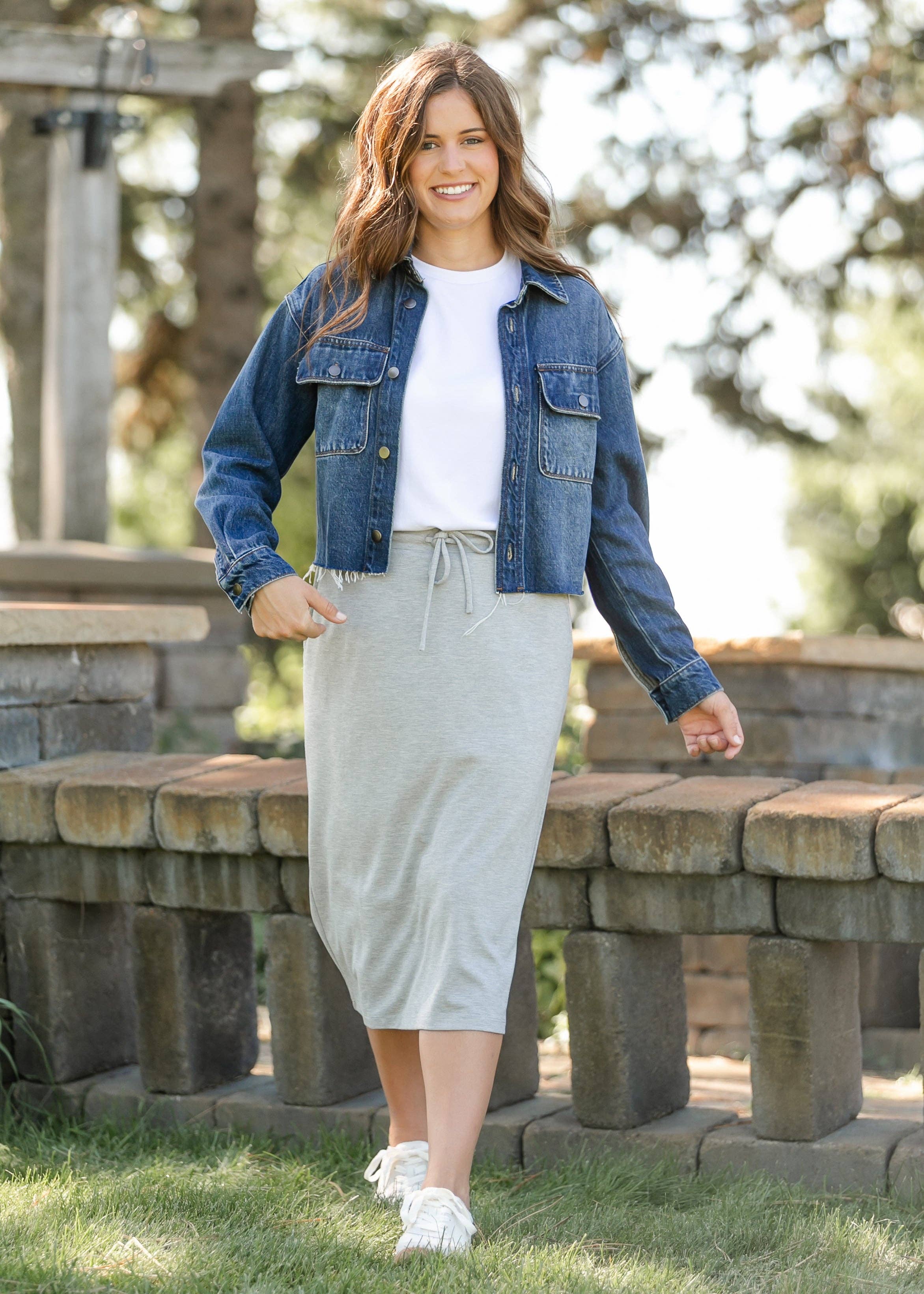 Inherit Clothing Company - Wholesale Rok - Dames - Jordan Knit midi-rok13