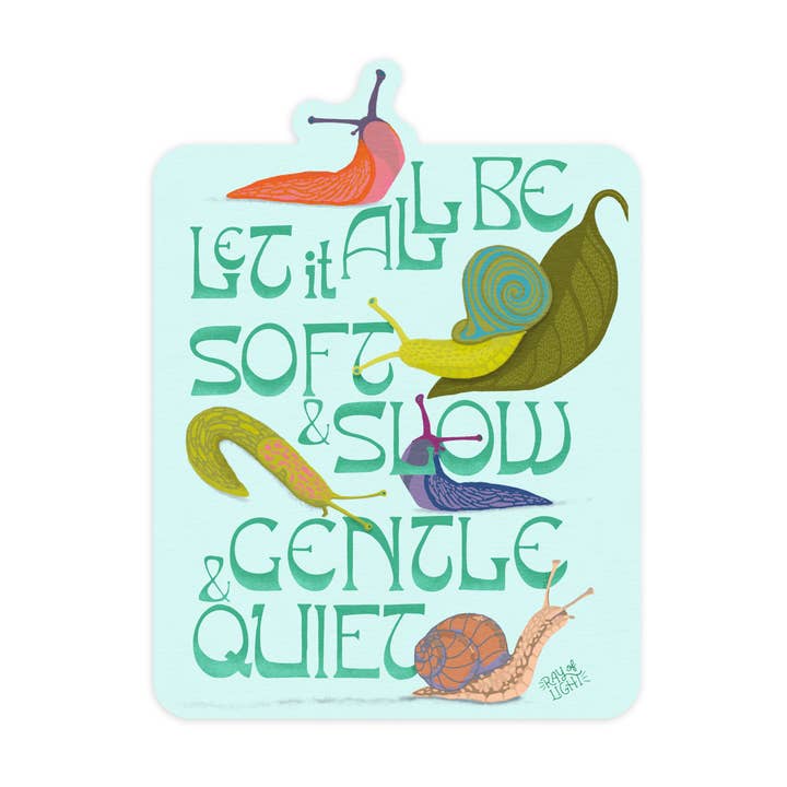 Autocolante de lesmas macias e suaves e caracol por atacado de Ray Of Light