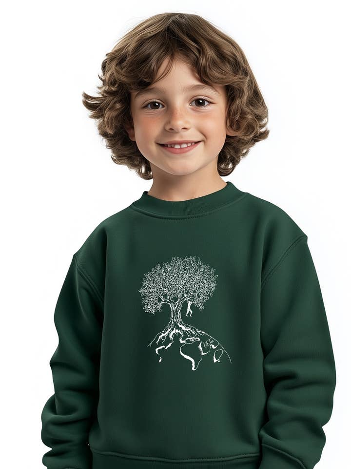Felpa Organica Fairwear Bambini Unisex Appesa Su per la vendita all'ingrosso da parte di Life-Tree