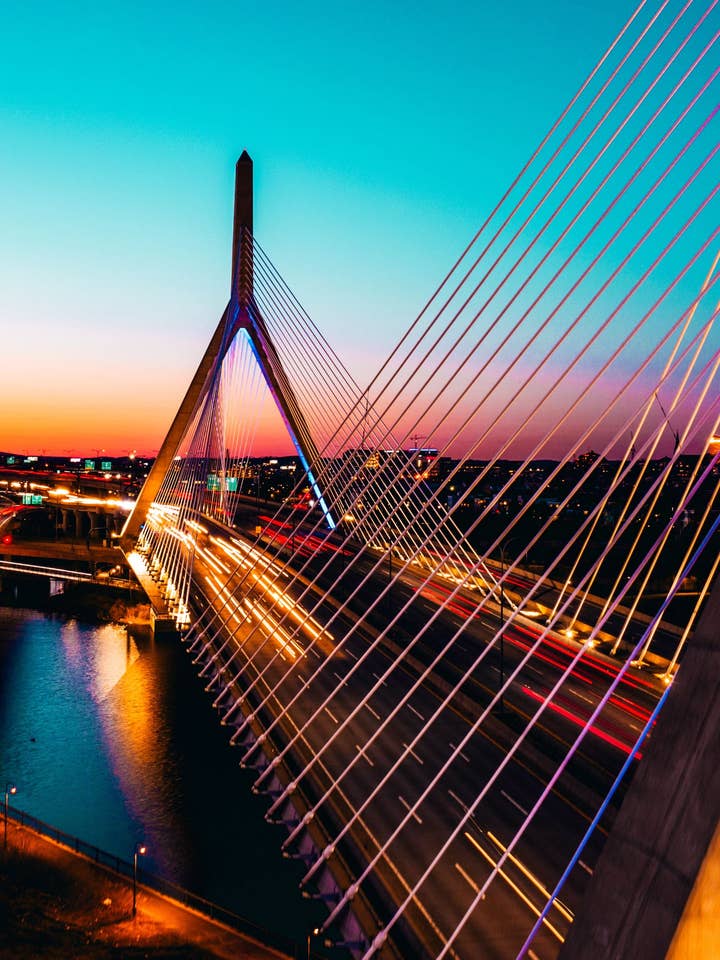 Boston Poster - Zakim Bridge for wholesale by Posters & Puzzles