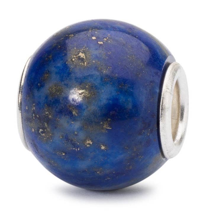 Perle ronde en lapis-lazuli pour la vente par Trollbeads