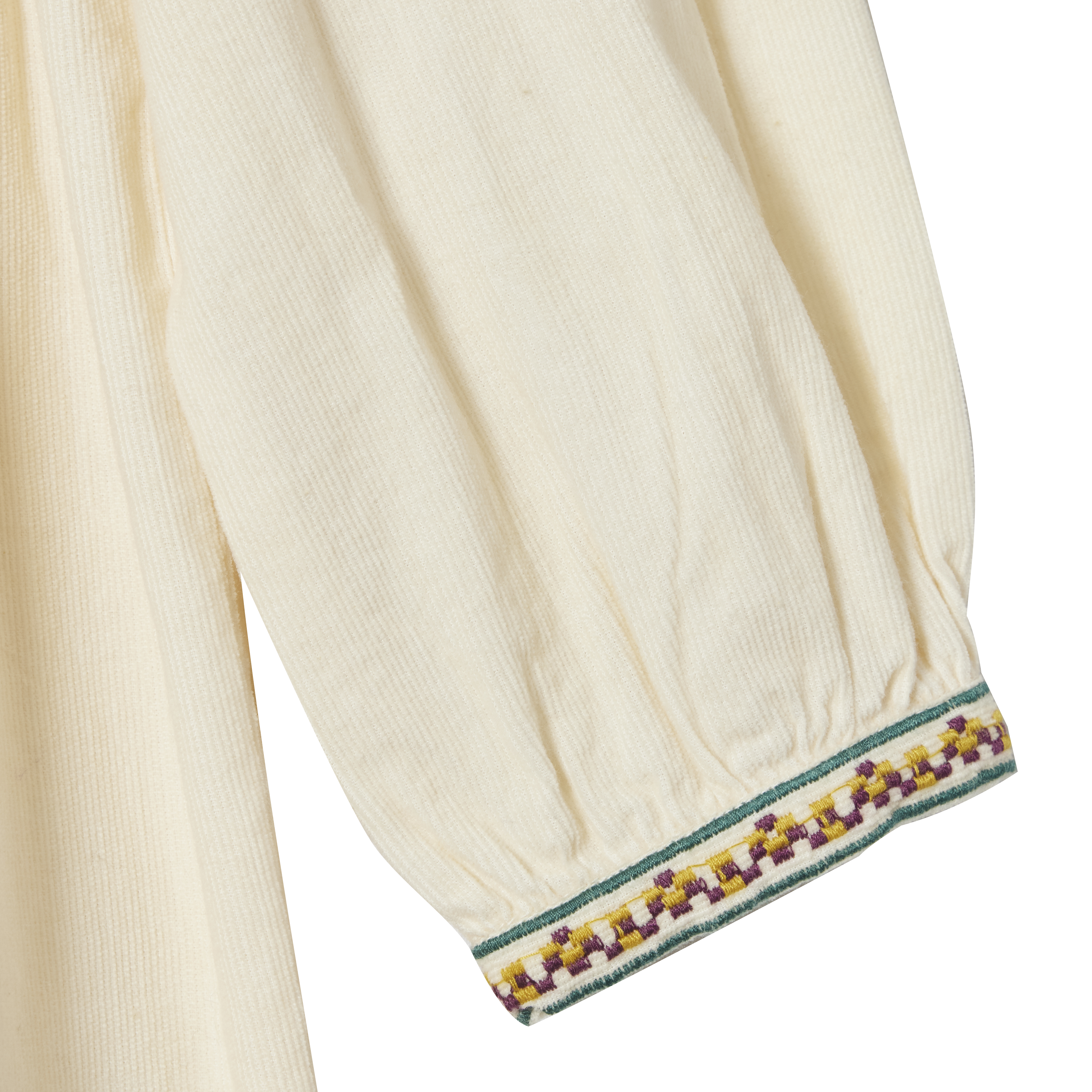 Bonheur du Jour - Vente Robe – enfant - Robe en velours - Ninette Ecru rosée3