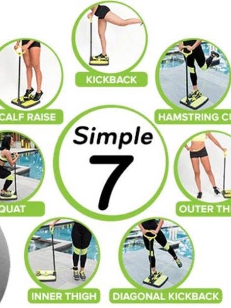 Bande de résistance Mega Sale-Booty Max Home Workout pour donner plus de tonus aux fesses, aux cuisses, aux mollets ou aux bras, prêts à l'été, comme on le voit à la télévision pour la vente par Relaxacare