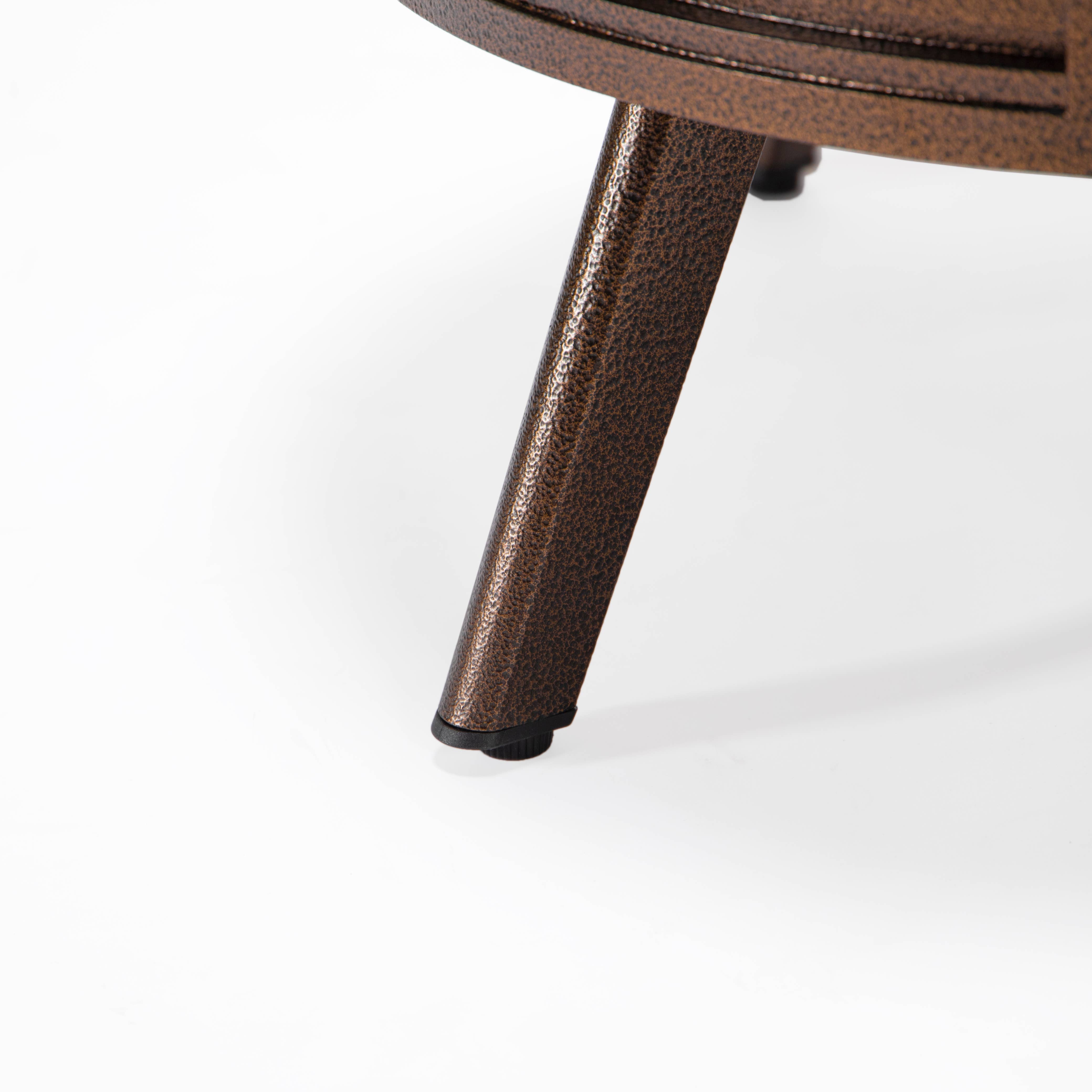 LeisureMod - Wholesale Fire Pit - Walbrooke Aluminum Propane Round Outdoor Fire Pit Table15