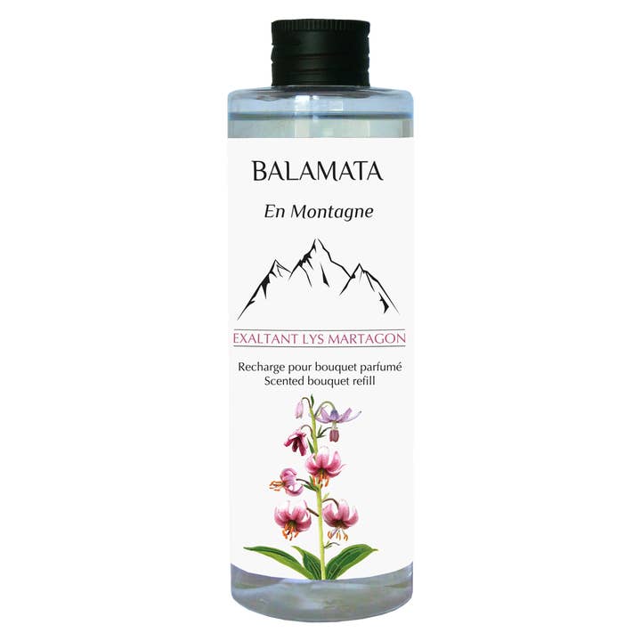 BALAMATA - Wholesale Reed diffuser - Exaltant Lys Martagon - Scented Bouquet Solution Refill 25 - In the Mountains1