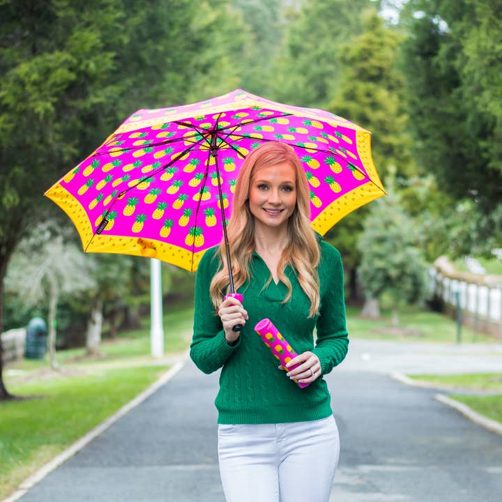 Vinrella - Wholesale Umbrella - Women's - Pineapple Punch Bottle Umbrella4