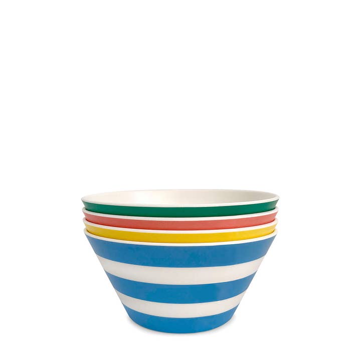 Xenia Taler - Wholesale Bowl - Stripe Bowl Assorted Colours - Set of 41