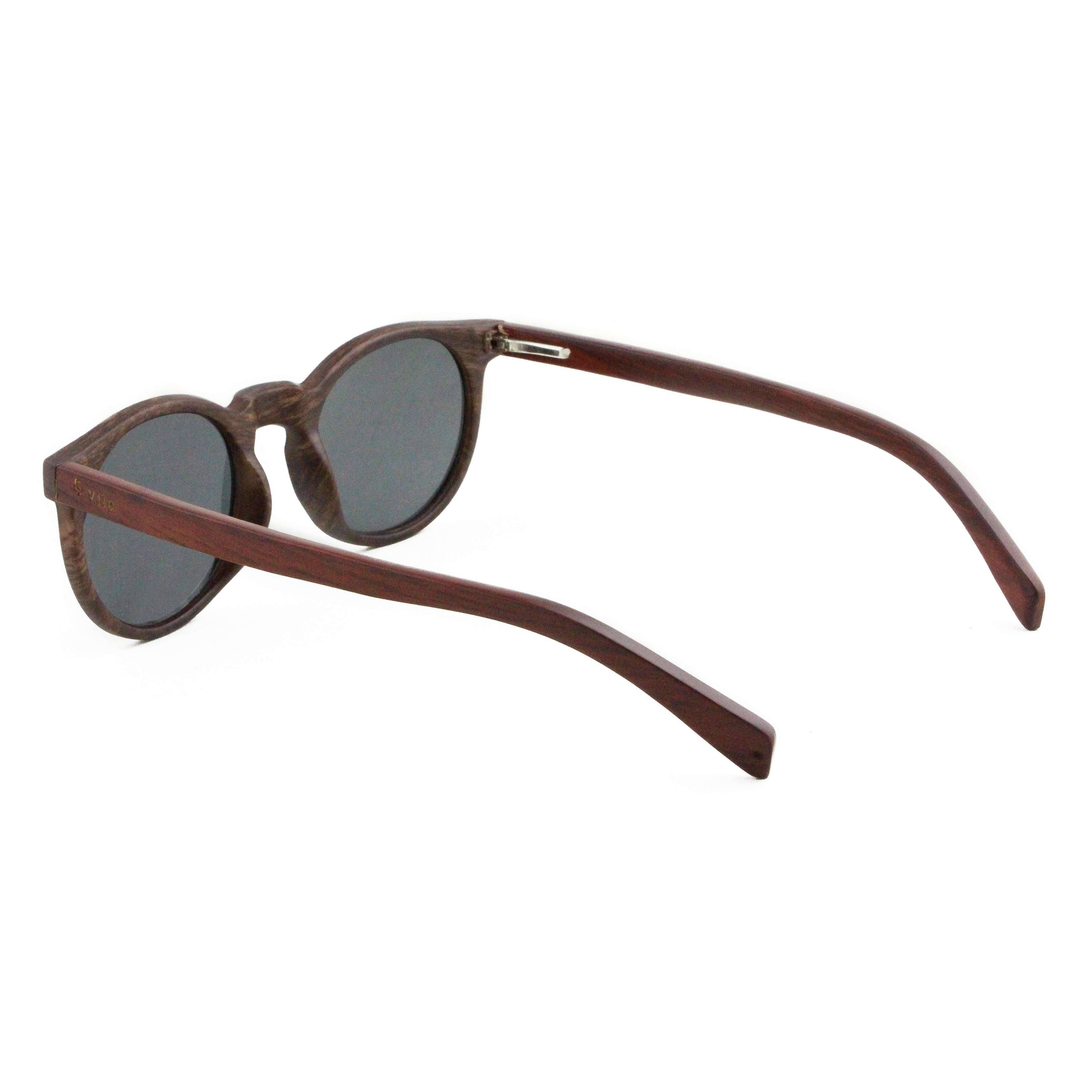 Vilo Wood Eyewear – wholesale Sunglasses – Unisex – Henna - Wood Sunglasses1
