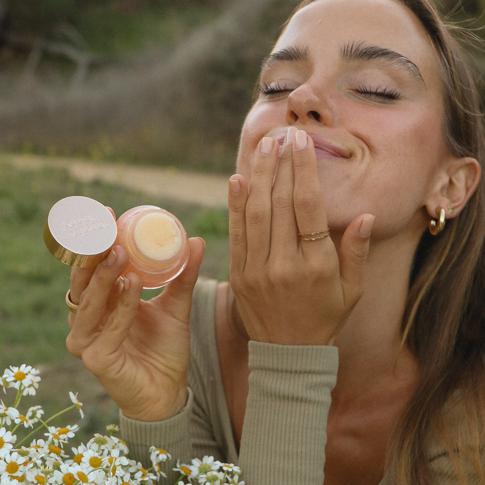 Poppy & Pout - Vente Assortiment de baumes à lèvres - Duo de soins pour les lèvres, pamplemousse rose4