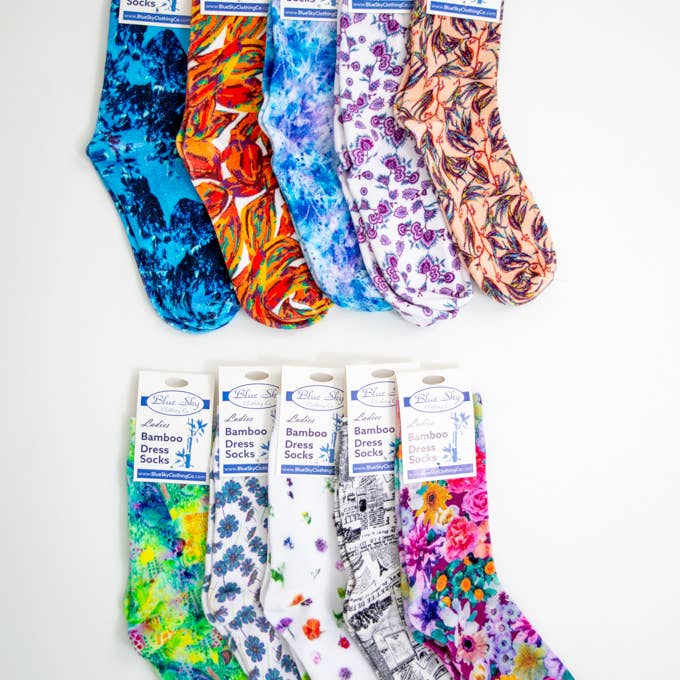 Ladies Bamboo Dress Socks, Assorted Prints and other Purchase wholesale ladies hosiery. Free returns & net 60 terms on Faire trending on Faire.