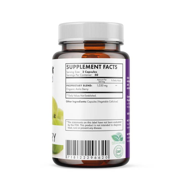 Herbally Grounded – wholesale Oralt tillskott/Vitamin – AMLA BÄR
