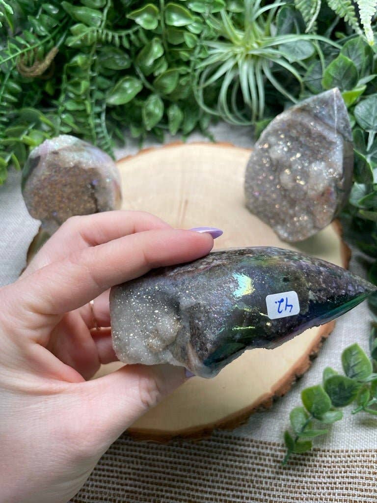 Copper Ashes - Wholesale Spiritual Stone/Crystal - Aura Plated Sphalerite Freeform8