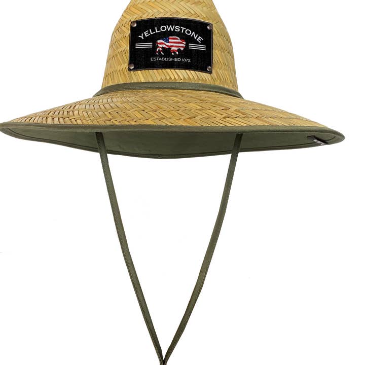 Yellowstone Buffalo Flag on Straw Lifeguard for wholesale by Stryder Gear