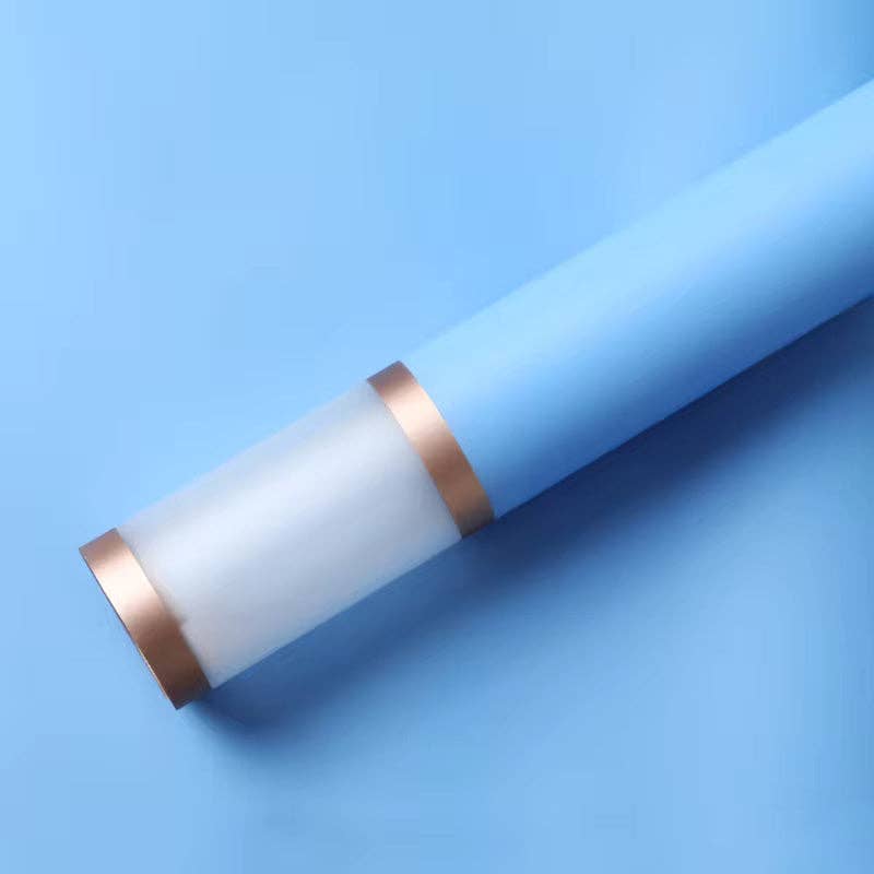 Elegant Design Supply - Wholesale Wrapping Paper Roll - Golden Frosted Edge Flower Wrapping Paper (20pcs/bag)3