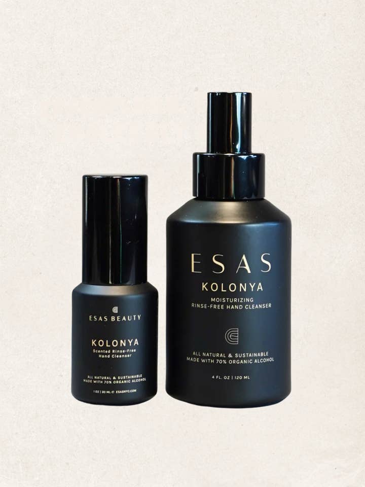 Sweet Cream & Vanilla Kolonya Organic Hand Cleanser Duo for wholesale by ESAS