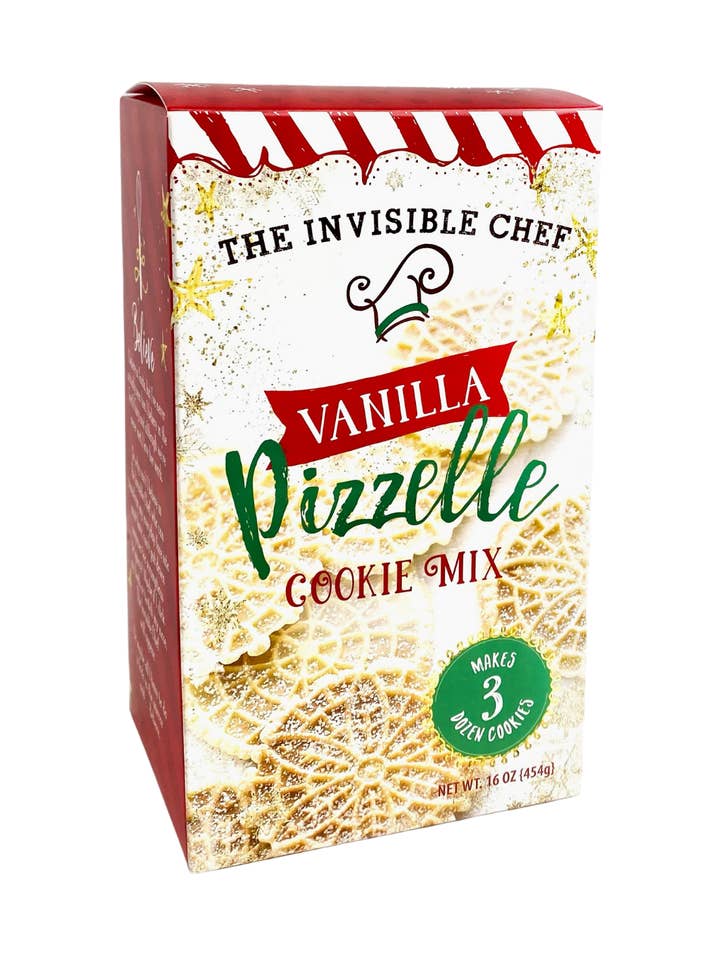 Vanilla Pizzelle Mix - 16 oz for wholesale by The Invisible Chef