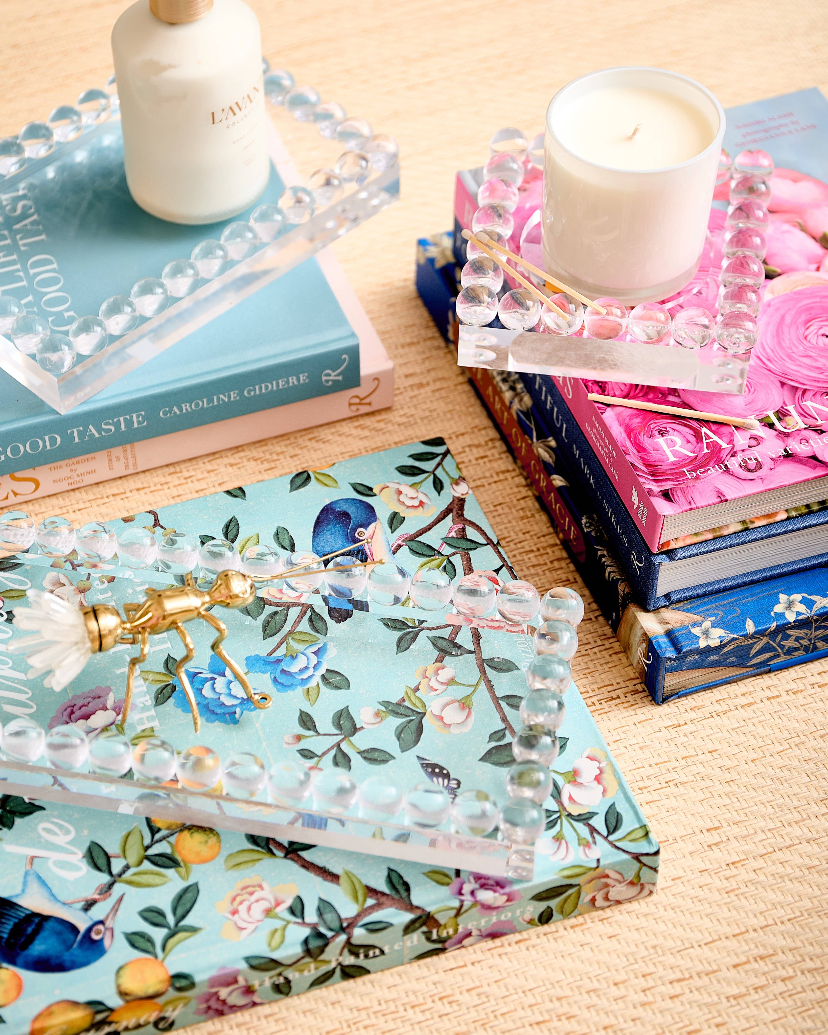 Tart By Taylor - Wholesale Decorative Tray - Small Bubble Lucite Tray 10