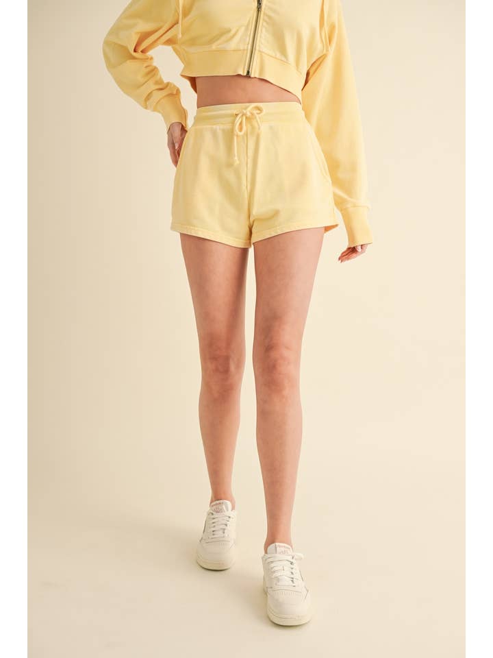 KIMBERLY C - Wholesale Korte broeken - Dames - Mineral Wash Shorts7