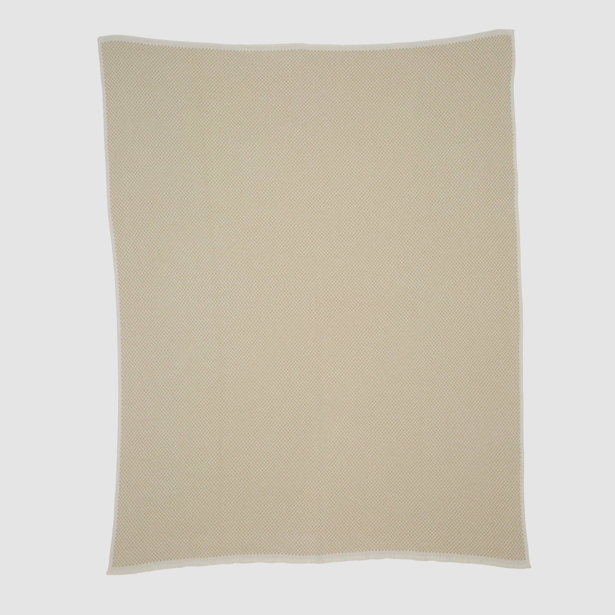 In2Green - Vente Plaids - Couverture en tricot géométrique durable en coton - Damier4