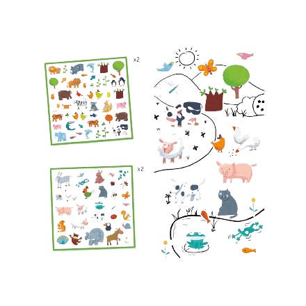 Lyeto Toys - Wholesale Sticker - Kids & Baby - Stickers - Animals (160)1