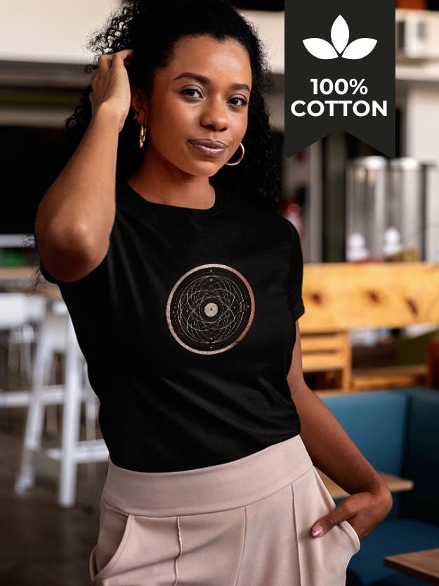 Connect - 100% Cotton Abstract Graphic Tee Vintage for wholesale by Running With Wolves