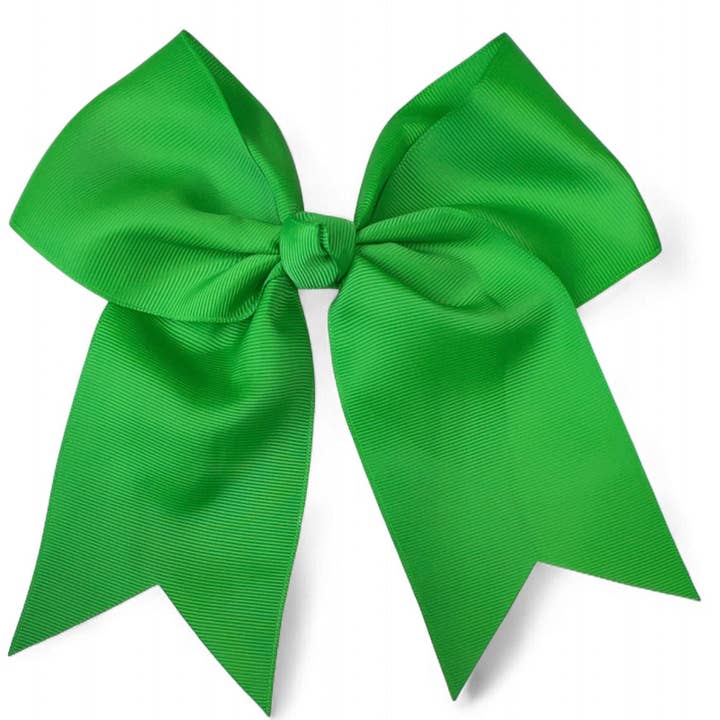Kids Charm Online - Wholesale Hair Bow - Kids - 8" X 8" Cheer leader hair bows with alligator clip. 6pcs/$10.503