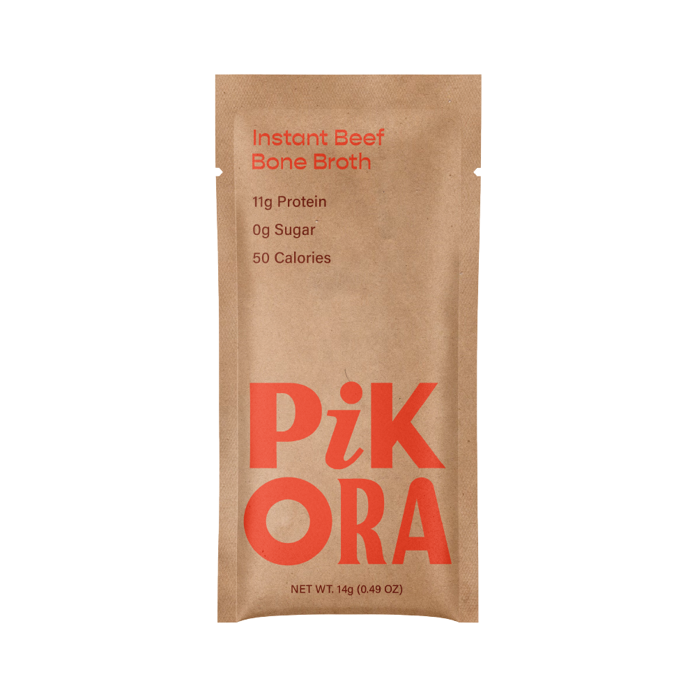 Pikora - Wholesale Broth - Beef Bone Broth (4 Single-Serve Sachets)2