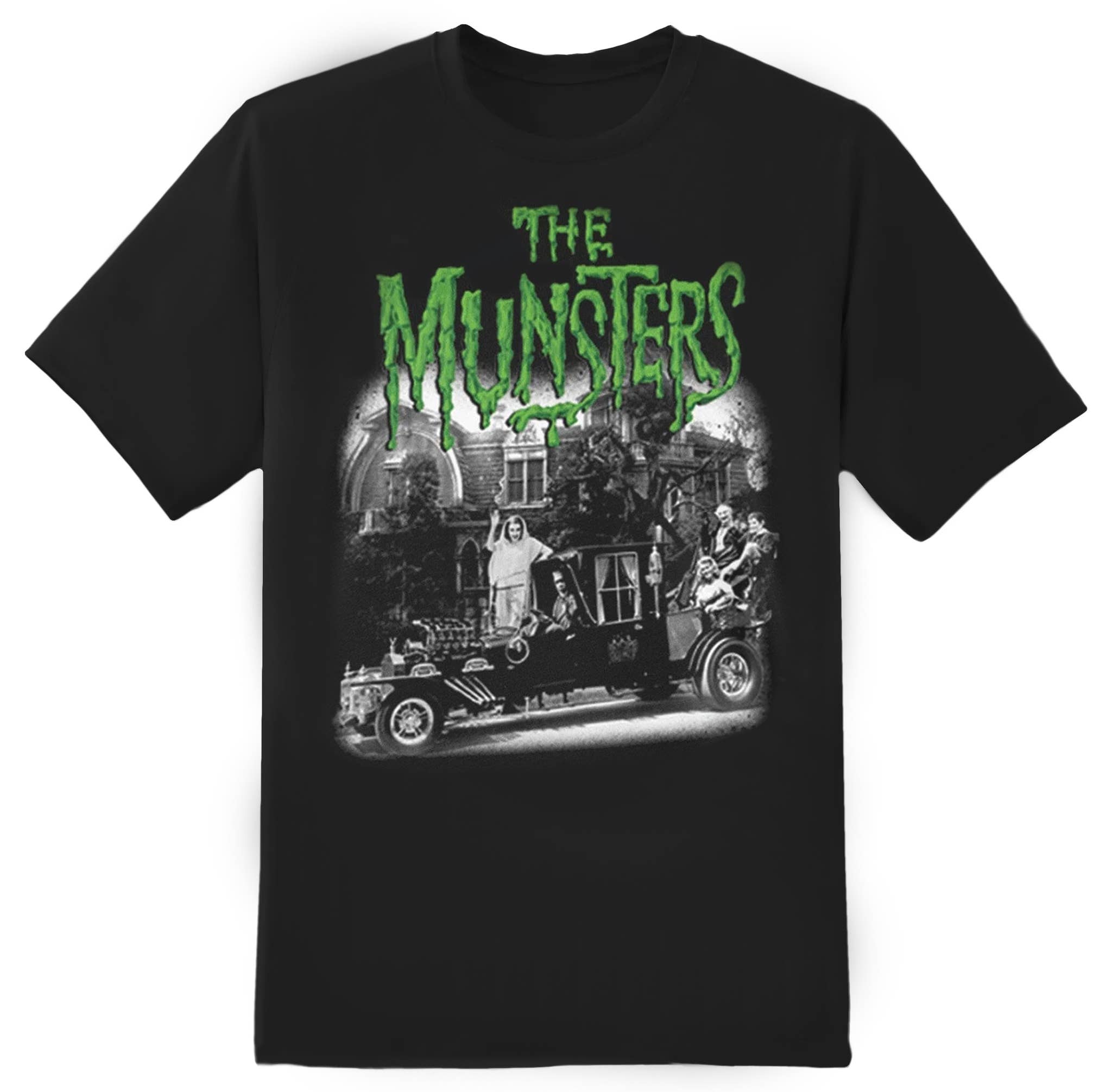 Rock Rebel Shop - Wholesale Screen Printed T-Shirt - Men's - The Munsters Family Coach Tee