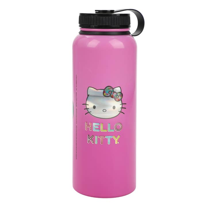 Bioworld Merchandising - Wholesale Water Bottle - Hello Kitty 40 oz. Stainless Steel Water Bottle