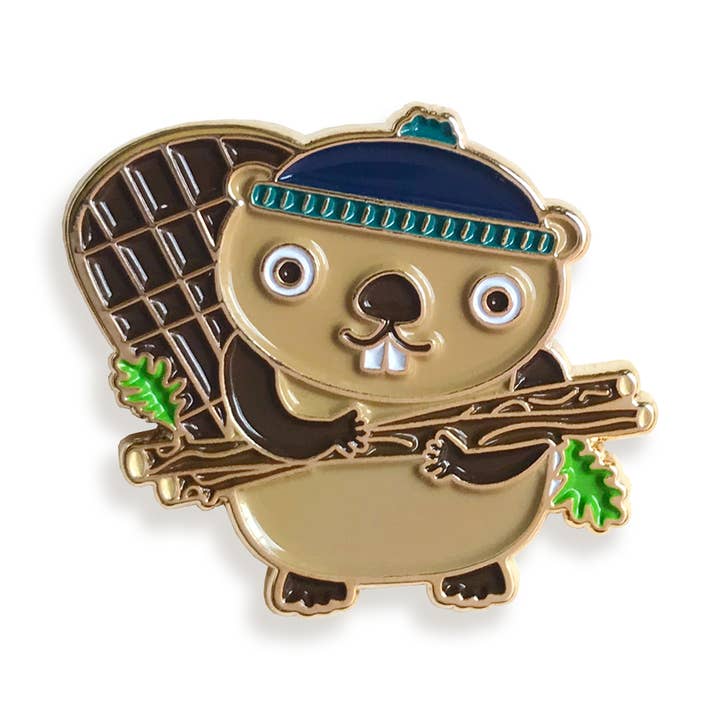 Bäver Emaljstift för wholesale av Night Owl Paper Goods