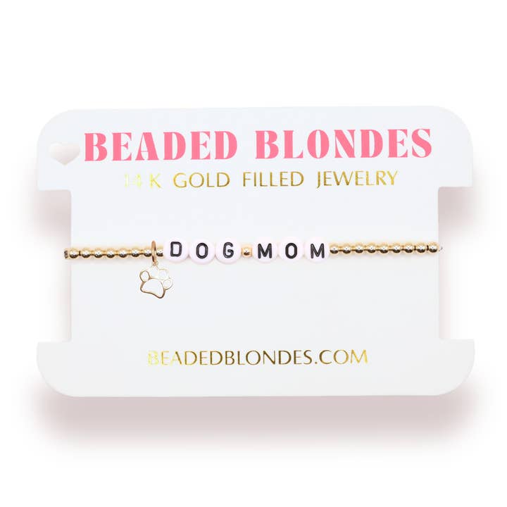 Pulsera con forma de perro y mamá para venta al por mayor de Beaded Blondes
