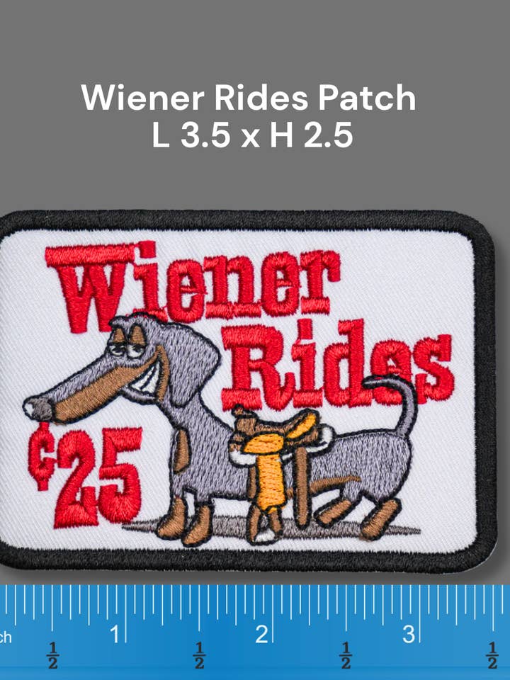 Wiener Rides Patch pour la vente par River Bent Hat Co.