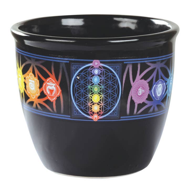 7 Chakra Smudge Pot for wholesale by Benjamin International