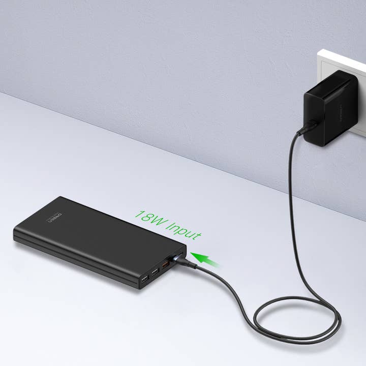 Sland - Wholesale Power Adapter - Power Bank ORSEN E43, PD20W, 25000mAh, Black6