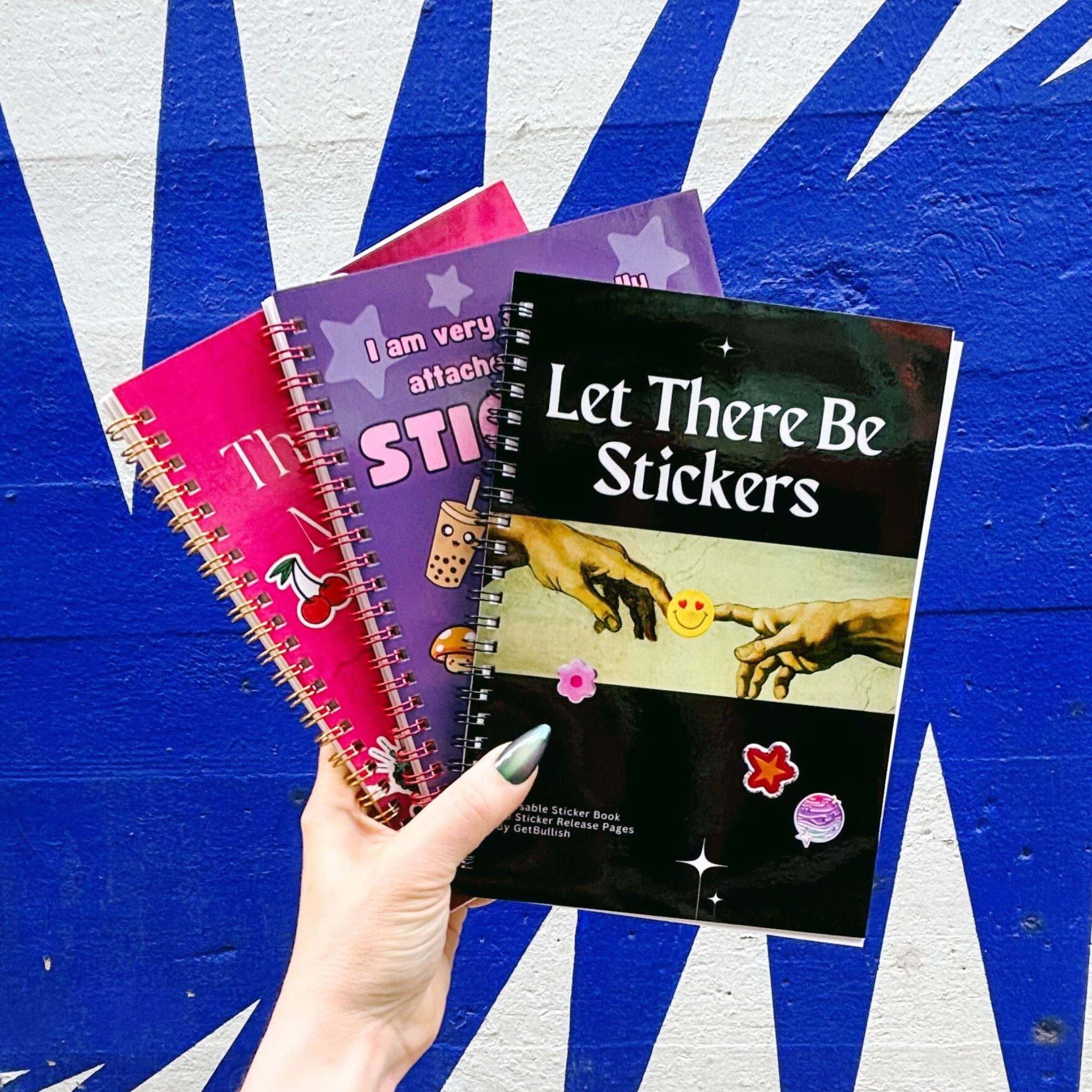 GetBullish – Adesivo por atacado – Livro de Armazenamento de Autocolantes Reutilizável - Que Haja Autocolantes8