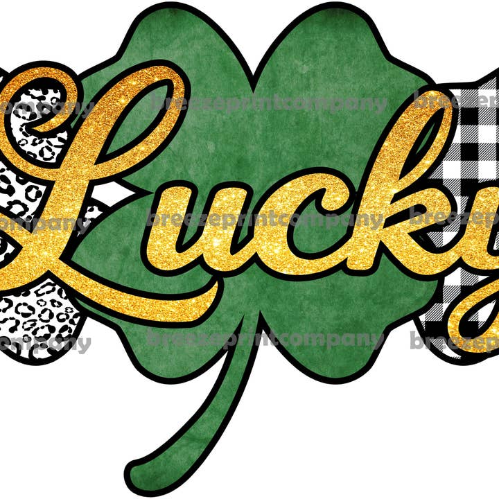 Lucky - Transfert par sublimation pour la Saint-Patrick T100 pour la vente par BreezePrintCo
