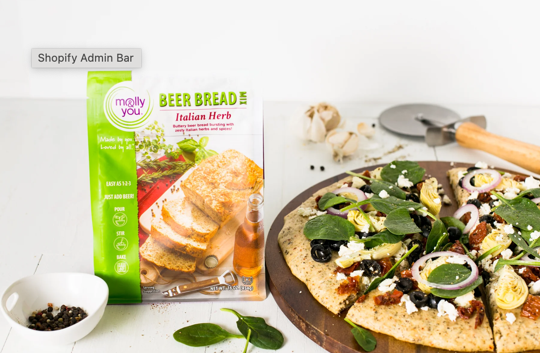 molly&you® - Wholesale Bread mix - Italian Herb Beer Bread Mix4