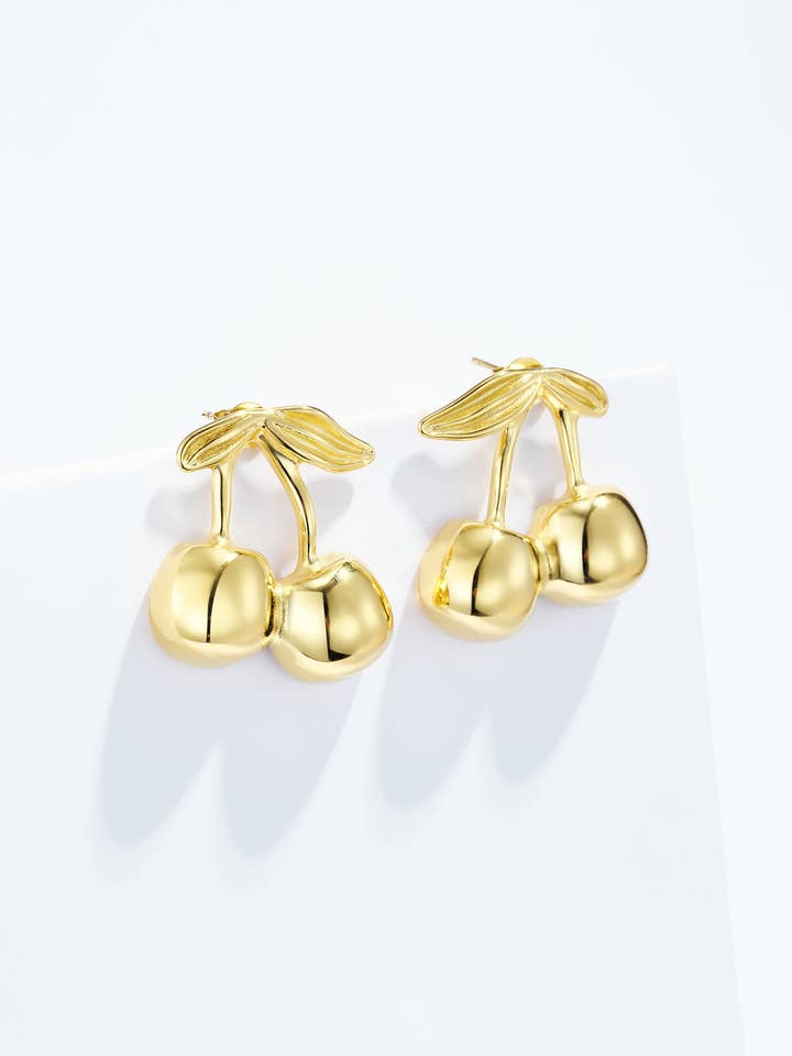 Stainless steel earrings 124AQ420 for wholesale by BYREN | ÉLINE L'ATELIER