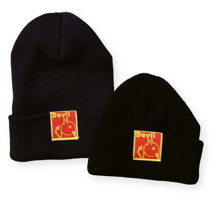 The Devil Beanie voor wholesale door Hungry Ghost Press