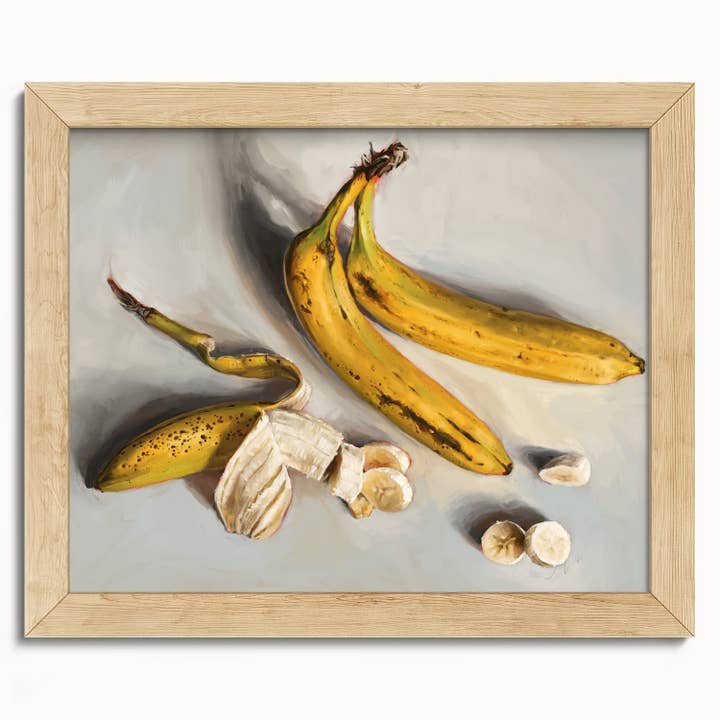The Ugly Cat Studio - Wholesale Art Print - Bananas Still Life Art Print11
